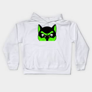 Pop-Up-Pup - Green Kids Hoodie